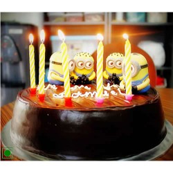 Birthday celebration with minion